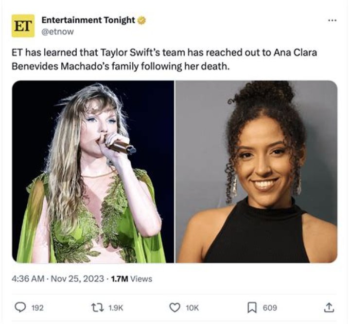 Ana Clara Benevides Machado Fan Wikipedia And Instagram: Taylor Swift’s Fan Died