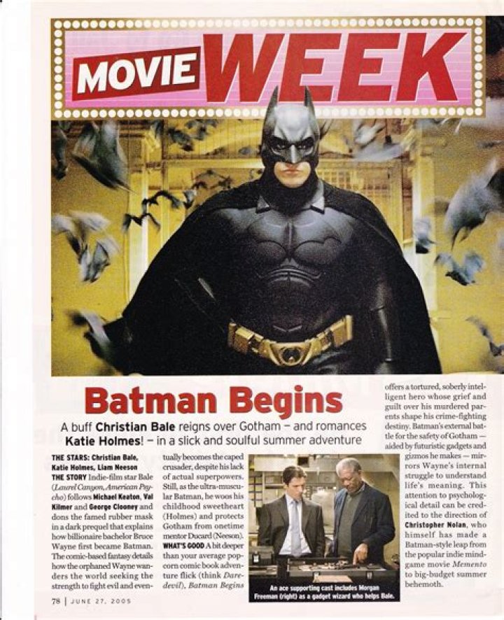 Batman Begins - Cast, Ages, Trivia