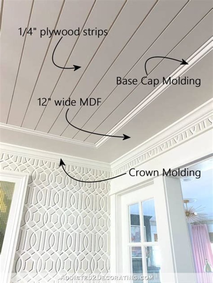 Can I put crown molding on a textured ceiling?