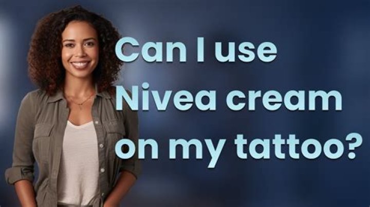 Can I use Nivea cream on my tattoo?