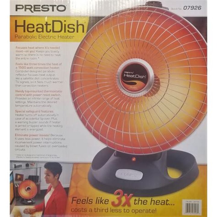 Can Presto heat dish be used outdoors?