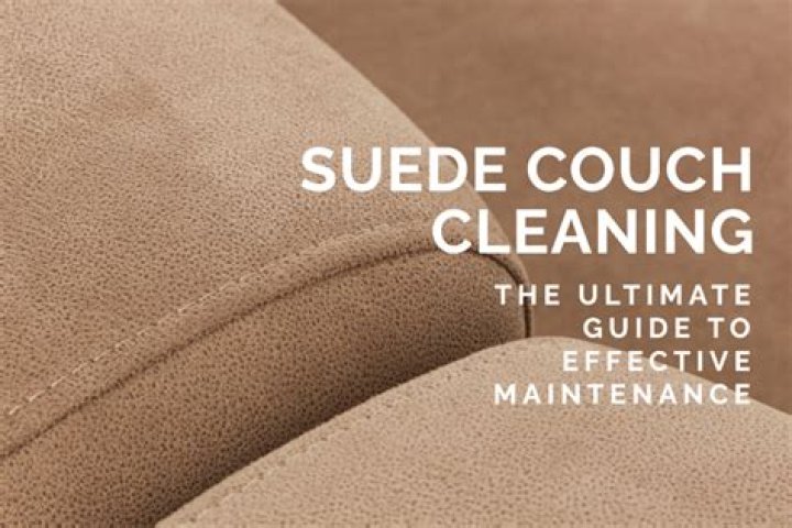 Can you steam clean suede couches?