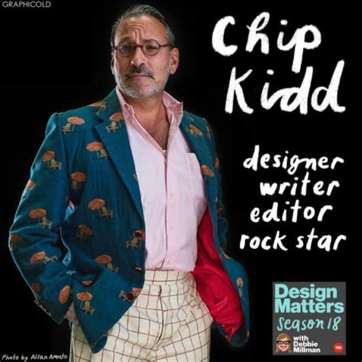 Chip Kidd- The life’s journey of a graphic designer, book designer, editor, author, lecturer, and musician!