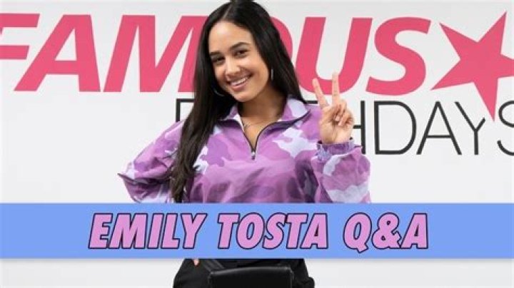 Emily Tosta Q&A | Famous Birthdays