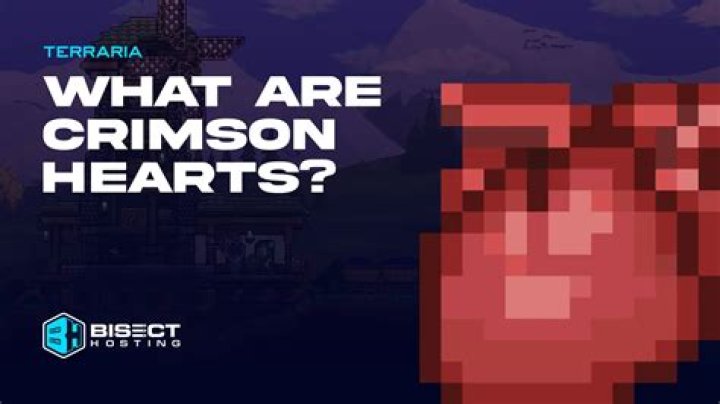 How do you get a crimson heart in Terraria?