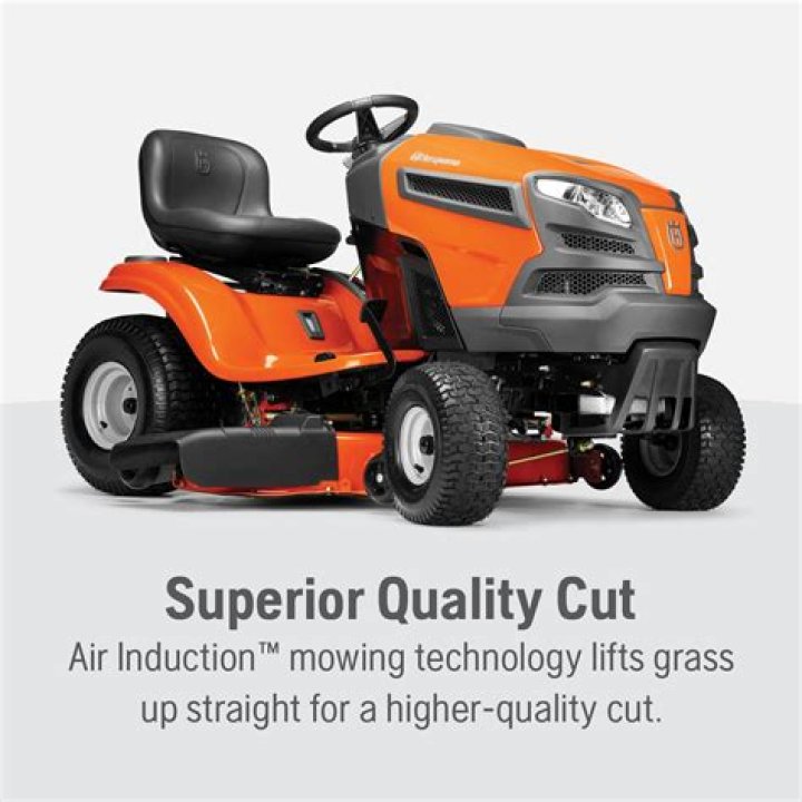 How much does a Husqvarna riding lawn mower weigh?
