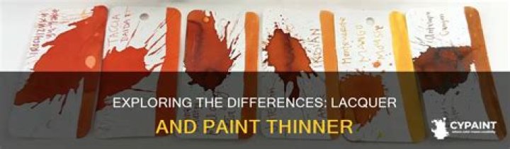 Is lacquer thinner and paint thinner the same?