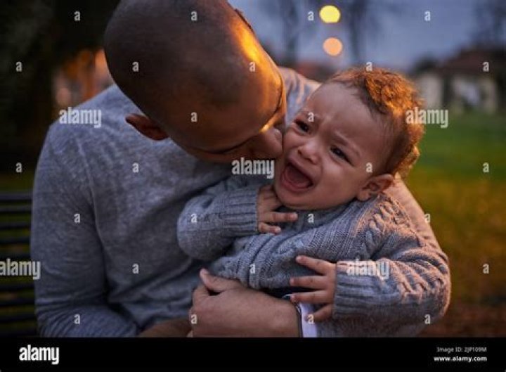 Matt Damon comforts his crying toddler at the airport