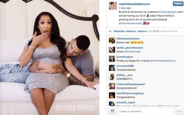 Natalie Nunn shows her baby bump after sharing many posts of her pregnancy with her husband