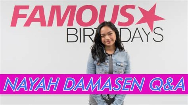 Nayah Damasen Q&A | Famous Birthdays