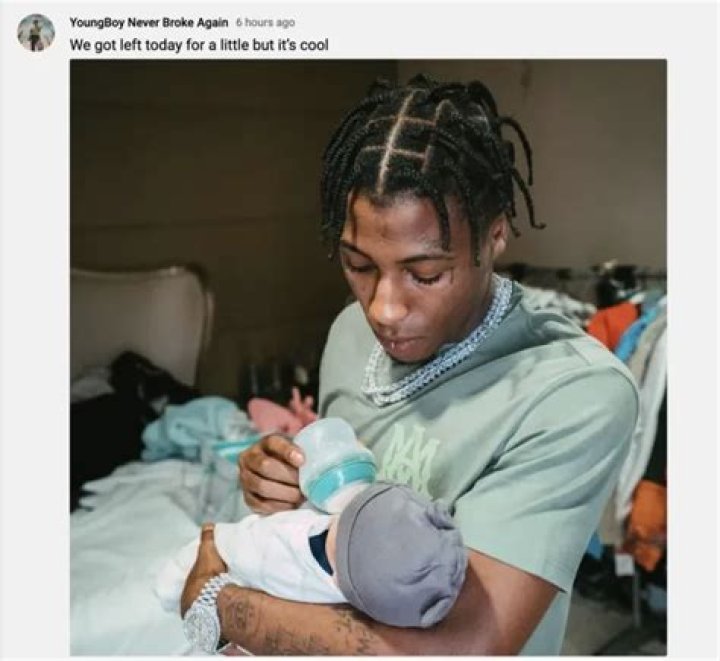 
NBA YoungBoy Welcomes His 10th Child A Baby Boy 