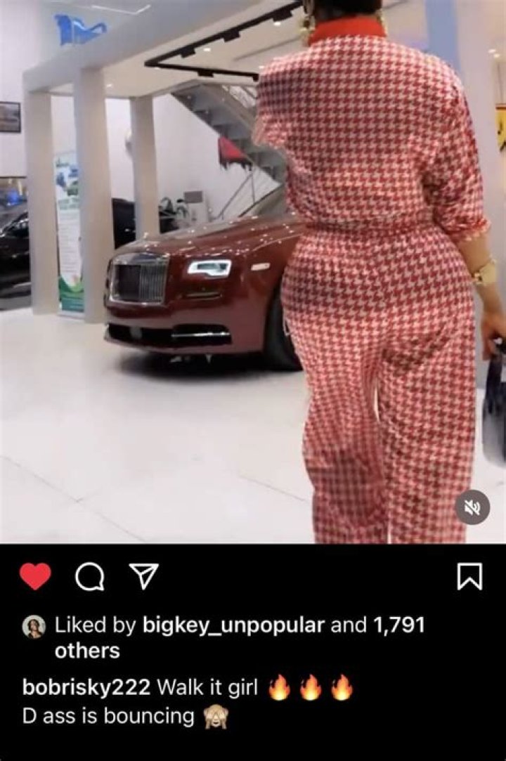 
Reactions As Bobrisky Shares A New Video Of Himself On IG. 