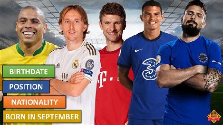 Soccer Players Born September 13