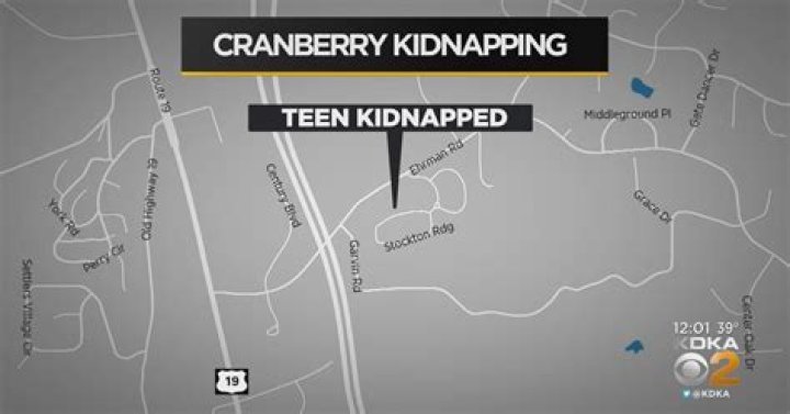 
Teen kidnapped from Cranberry, Pennsylvania, during home invasion 