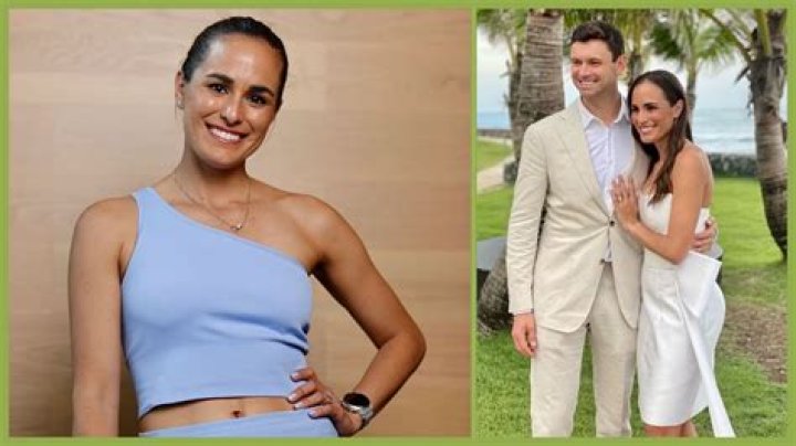 Tennis Player Monica Puig married fiance Nathan Rakitt after a year of engagement