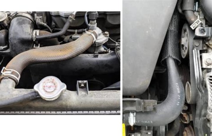 What does a collapsed upper radiator hose mean?