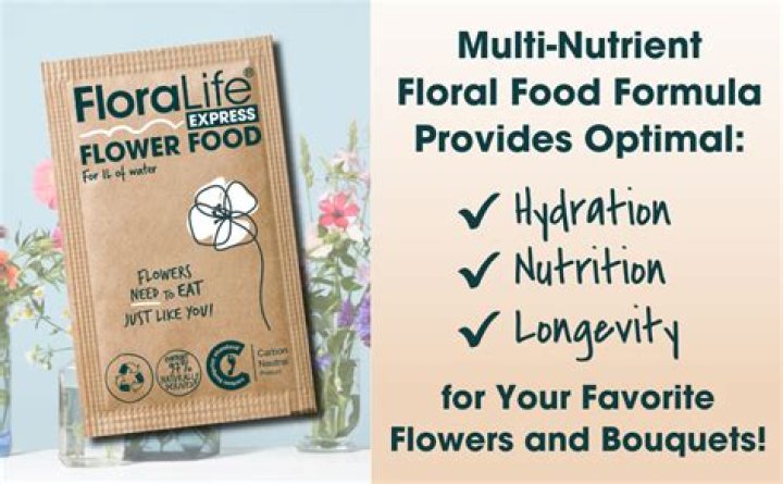 What’s in flower food packets?