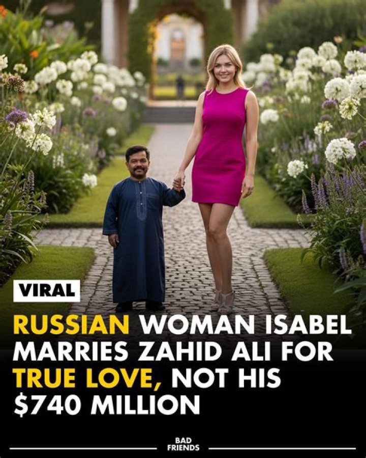 Who is Isabel Russian-girl married to Zahid Ali Khan?