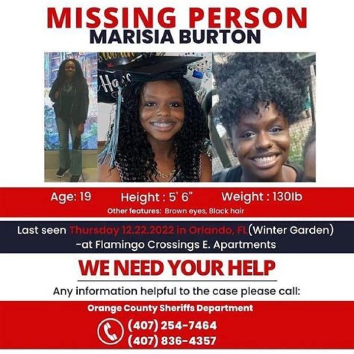 Who is Marisia Burton? Family raises trafficking concern over missing 19-year-old girl