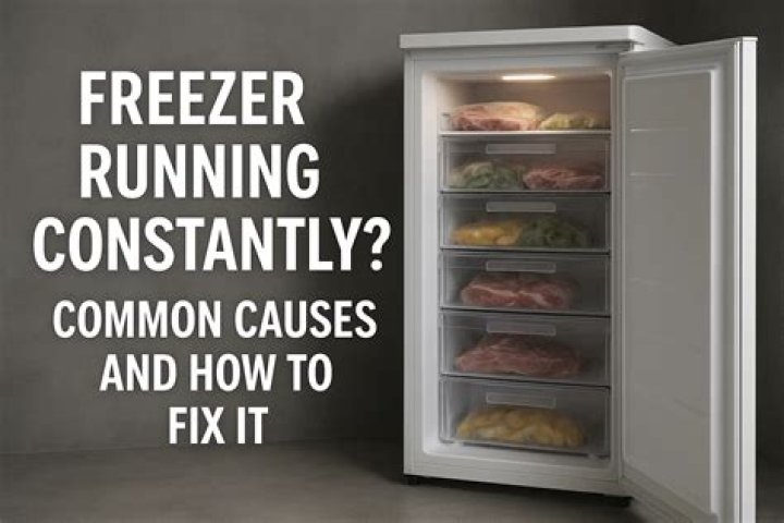 Why is my freezer running constantly?